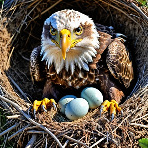 nestling,eagle eastern,eagles,hatchlings,nest,nest building,savannah eagle,eagles nest,spring nest,bird eggs,incubating,easter nest,parents and chicks,hatched,brown eggs,nesting material,hatching,bald eagles,young hawk,buteo,Photography,General,Realistic