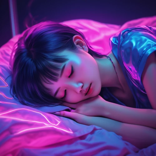 sleeping rose,sleeping,the sleeping rose,digital painting,zzz,sleep,blue pillow,asleep,world digital painting,sleeping beauty,girl in bed,purple wallpaper,relaxed young girl,dreaming,to sleep,colored lights,purple background,purple,the girl in nightie,violet