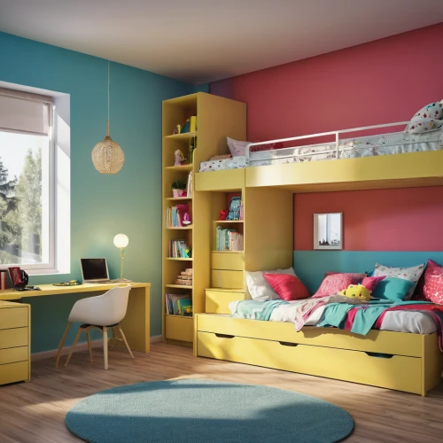 kids room,children's bedroom,children's room,the little girl's room,boy's room picture,baby room,search interior solutions,modern room,furnitures,sleeping room,acridine yellow,3d rendering,interior decoration,danish room,bedroom,great room,dormitory,children's interior,furniture,room newborn,Photography,General,Realistic