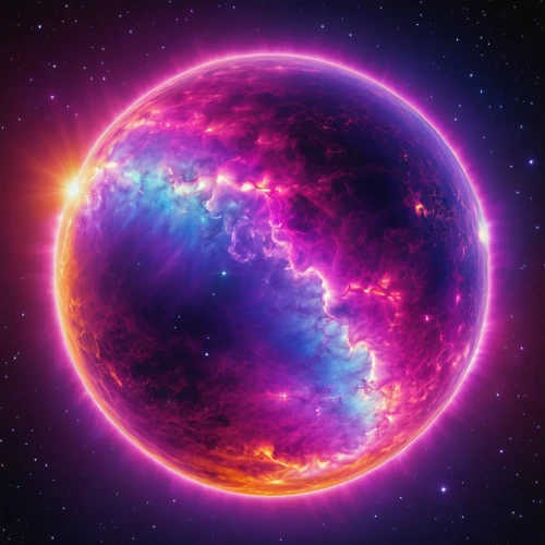 orb,plasma bal,supernova,plasma,nebula,heliosphere,supernova remnant,gas planet,fire planet,planet eart,space art,exoplanet,colorful star scatters,3-fold sun,solar,solar eruption,planet,celestial body,ultraviolet,purple moon,Photography,General,Realistic