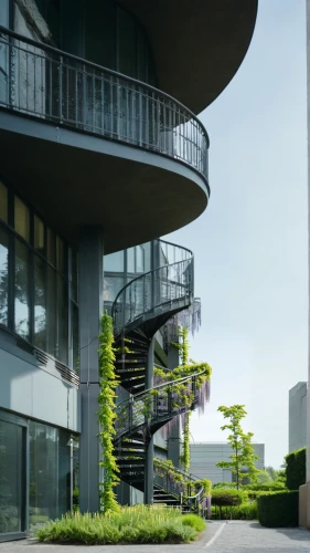 residential tower,modern architecture,block balcony,circular staircase,balconies,autostadt wolfsburg,appartment building,winding staircase,kirrarchitecture,archidaily,residential,multi-storey,outside staircase,futuristic architecture,modern house,glass facade,contemporary,exzenterhaus,arhitecture,house hevelius