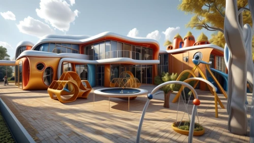 3d rendering,cube stilt houses,eco hotel,stilt houses,holiday villa,dunes house,popeye village,holiday complex,hanging houses,3d render,render,houseboat,luxury property,cubic house,seaside resort,florida home,modern house,eco-construction,3d rendered,futuristic architecture