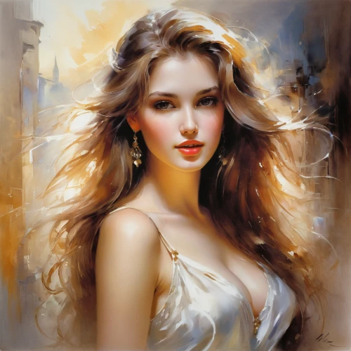 romantic portrait,fantasy portrait,young woman,fantasy art,world digital painting,portrait background,art painting,mystical portrait of a girl,girl portrait,golden haired,photo painting,beautiful woman,female beauty,romantic look,oil painting,beautiful young woman,pretty young woman,woman portrait,a charming woman,blonde woman,Conceptual Art,Oil color,Oil Color 03