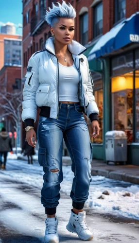 icy,ice queen,winterblueher,eskimo,street fashion,gnome ice skating,harlem,ice skating,new york streets,3d render,3d figure,fashionista,starch,fashion street,ny,3d model,winter clothing,pubg mascot,3d rendered,winter sale,Photography,General,Realistic