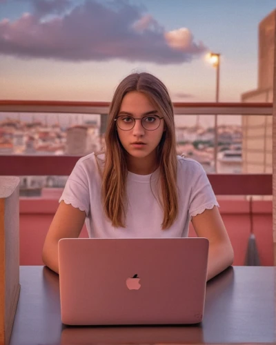 girl at the computer,women in technology,girl studying,laptop,apple macbook pro,macbook,apple desk,macbook pro,girl sitting,blur office background,girl in t-shirt,laptop in the office,remote work,laptops,computer business,night administrator,laptop screen,computer freak,computer skype,woman eating apple,Photography,General,Realistic
