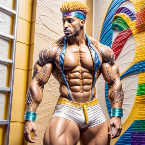 bodybuilding,body building,bodybuilder,neon body painting,edge muscle,bodypainting,brazil carnival,adonis,muscle icon,body painting,muscular build,body-building,muscular,ryan navion,bodypaint,macho,cosplay image,african american male,muscle angle,anabolic