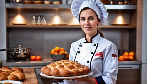 pastry chef,challah,pan de muerto,pan-bagnat,bakery products,kolach,baking equipments,cookware and bakeware,sufganiyah,bread recipes,almond bread,woman holding pie,cress bread,catering service bern,panettone,banitsa,yeast dough,babka,walnut bread,finnish nut bread,Photography,General,Realistic