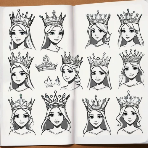 crown silhouettes,crown icons,crowns,princess crown,queen crown,fairy tale icons,tiara,crown caps,crown,crown render,royal crown,princess' earring,icon set,king crown,imperial crown,gold foil crown,the crown,crowned,mermaid vectors,heart with crown,Unique,Design,Character Design