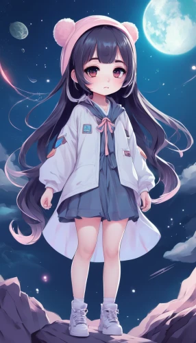 starry sky,nightsky,night sky,lunar,moon and star background,stargazing,starry,astronomer,akko,moon boots,moonbow,the night sky,clear night,falling stars,moon addicted,solar quartz,spacesuit,space suit,constellations,anime japanese clothing