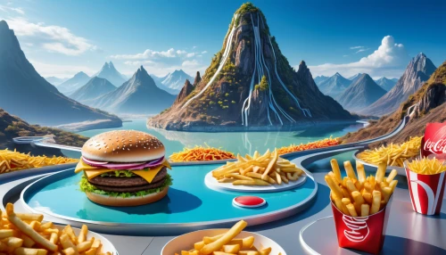 fast food restaurant,burger king premium burgers,fast-food,drive in restaurant,american food,cartoon video game background,food icons,fast food,3d background,mcdonald's,food collage,kids' meal,fastfood,matterhorn,western food,fast food junky,retro diner,foods,burger and chips,mcdonalds,Conceptual Art,Sci-Fi,Sci-Fi 10