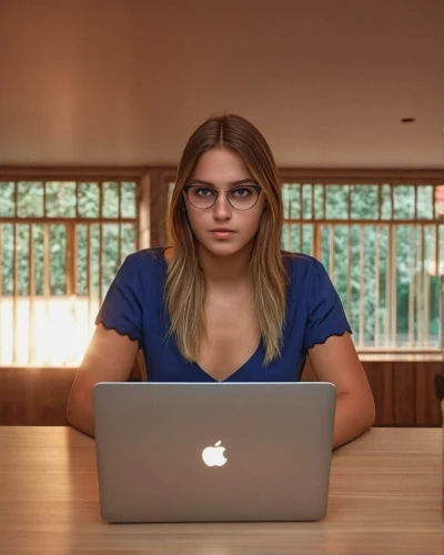 girl at the computer,girl studying,women in technology,distance learning,online courses,office worker,distance-learning,online learning,blur office background,internet addiction,woman eating apple,stressed woman,computer addiction,correspondence courses,night administrator,apple macbook pro,photoshop school,macbook,computer science,computer business,Photography,General,Realistic