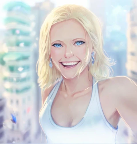 elsa,radiant,city ​​portrait,a girl's smile,killer smile,portrait background,whitey,smiling,winterblueher,more radiant,lotus art drawing,heterochromia,marilyn,digital painting,ice skating,a smile,custom portrait,chrystal,vector art,tennis player,Common,Common,Japanese Manga