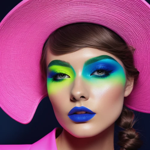 neon makeup,women's cosmetics,retouching,pop art colors,cosmetics,vibrant color,rainbow color palette,saturated colors,makeup artist,airbrushed,neon colors,make-up,color picker,eyes makeup,expocosmetics,vintage makeup,colorful bleter,colorfulness,retouch,intense colours,Photography,Fashion Photography,Fashion Photography 08