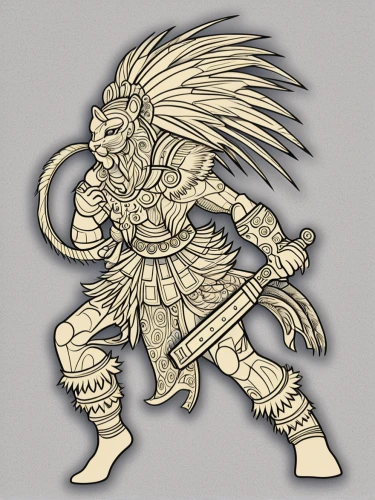 wind warrior,clipart sticker,garuda,barong,samurai fighter,drawing pin,png image,barbarian,nikuman,alien warrior,aztec,kenjutsu,vector image,warlord,line-art,fantasy warrior,centurion,coloring page,coloring outline,warrior pose,Design Sketch,Design Sketch,Outline