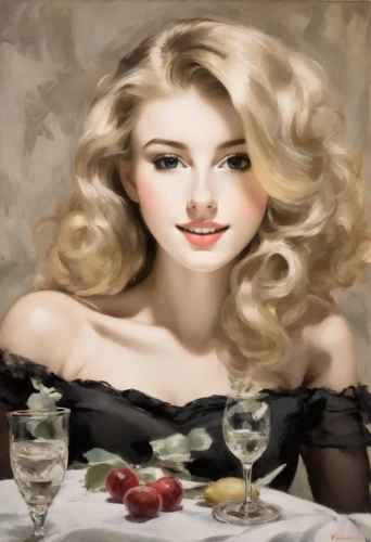 blonde woman,woman at cafe,girl with cereal bowl,brandy alexander,woman eating apple,white lady,romantic portrait,woman holding pie,vintage woman,white currant,stemware,femininity,wineglass,blond girl,the blonde in the river,woman drinking coffee,blonde girl,cream liqueur,a charming woman,woman with ice-cream