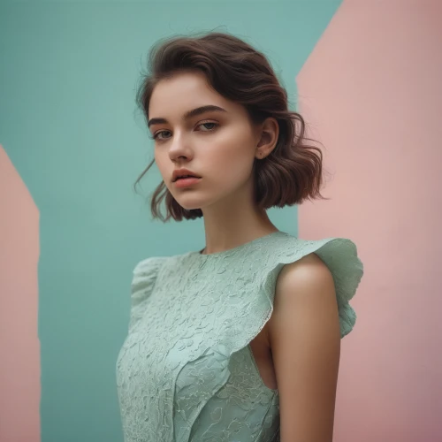 pastel colors,pastels,coral,angelic,vintage angel,turquoise,angel,soft pastel,turquoise wool,color turquoise,pale,young woman,coral-like,elegant,ballerina,stone angel,eglantine,liberty cotton,natural color,cotton top,Photography,Documentary Photography,Documentary Photography 08