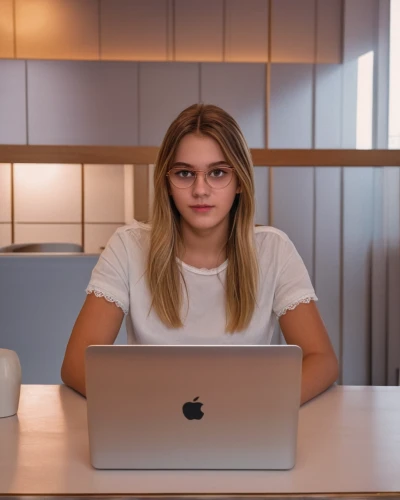 girl at the computer,blur office background,girl studying,women in technology,office worker,apple desk,receptionist,computer business,place of work women,macbook,social media manager,secretary,working space,work at home,apple macbook pro,woman eating apple,desk,in a working environment,work from home,bookkeeper,Photography,General,Realistic