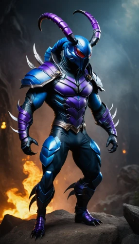 alien warrior,scarab,blue demon,wall,shredder,monsoon banner,galiot,ora,scorpion,electro,sylva striker,goki,cancer icon,blue-winged wasteland insect,minotaur,the stag beetle,butomus,dane axe,sigma,paysandisia archon,Photography,General,Fantasy