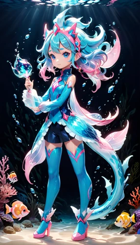 mermaid background,hatsune miku,merfolk,underwater background,coelacanth,under the sea,aqua,mermaid vectors,under sea,fantasia,marine fish,water nymph,aquarius,ashitaba,aquarium,water-the sword lily,aquatic,aqua studio,mermaid,sea-life,Anime,Anime,General