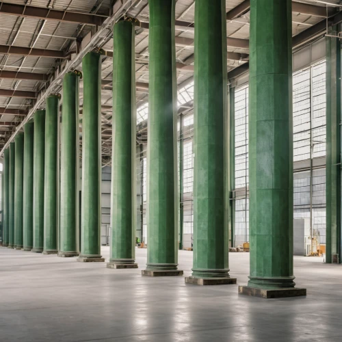 industrial hall,factory hall,empty factory,columns,hangar,colonnade,prefabricated buildings,industrial building,bus garage,pillars,warehouse,concrete slabs,concrete ceiling,steel construction,loading column,saltworks,locomotive shed,abandoned factory,empty hall,structural plaster,Photography,General,Realistic