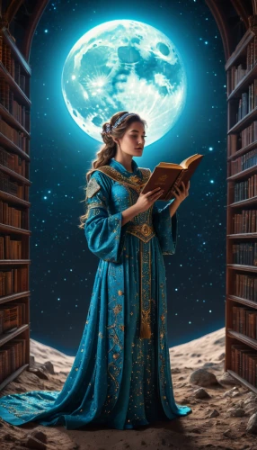 sci fiction illustration,librarian,fantasy picture,harmonia macrocosmica,magic book,astronomer,fantasy portrait,scholar,women's novels,fantasy art,astral traveler,mystical portrait of a girl,open book,divination,author,book illustration,publish a book online,copernican world system,child with a book,persian poet,Photography,General,Fantasy