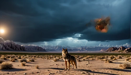 howling wolf,coyote,wolves,digital compositing,wolfdog,two wolves,howl,photomanipulation,fantasy picture,tamaskan dog,wolf hunting,photo manipulation,werewolves,desert fox,wolf,post-apocalyptic landscape,king shepherd,nature's wrath,capture desert,the wolf pit