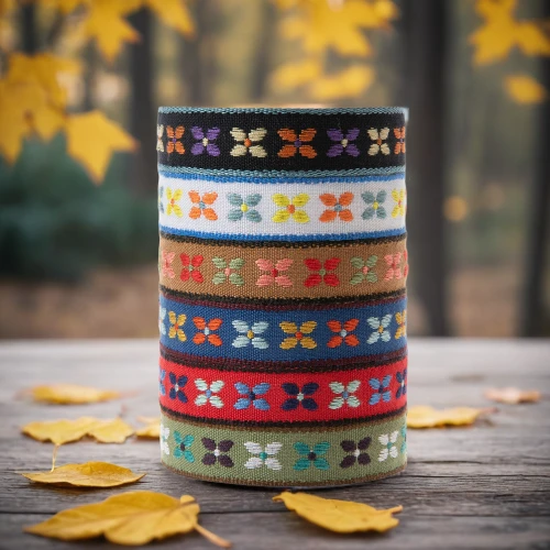 washi tape,flower pot holder,pattern stitched labels,coffee cup sleeve,reed belt,russian folk style,container drums,round tin can,wooden flower pot,gift ribbon,curved ribbon,bangles,thanksgiving border,traditional patterns,prayer wheels,gift ribbons,djembe,christmas ribbon,fall leaf border,paint cans
