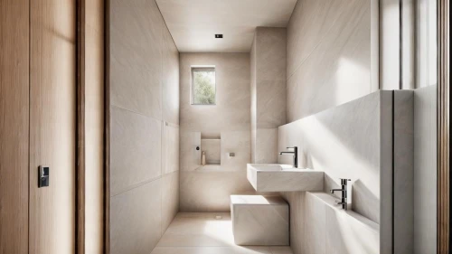 modern minimalist bathroom,luxury bathroom,shower door,bathroom,bathroom cabinet,washroom,shower bar,shower base,hallway space,shower panel,washbasin,archidaily,interior modern design,laminated wood,toilet,rest room,contemporary decor,sliding door,bathroom sink,wooden windows,Interior Design,Bathroom,Modern,Spanish Modern Coziness