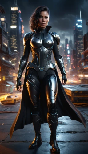 kryptarum-the bumble bee,digital compositing,head woman,super heroine,symetra,superhero background,nova,sprint woman,female doctor,black widow,wonder woman city,avenger,figure of justice,wasp,steel,goddess of justice,female warrior,sci fiction illustration,protective suit,electro,Photography,General,Sci-Fi