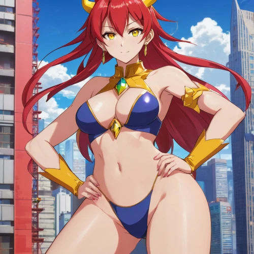 sanya,honolulu,kinara,wiz,kos,ashitaba,summer swimsuit,fran,eris,one-piece swimsuit,erika,cynosbatos,medusa,tiki,swimsuit,magna,uruburu,kotobukiya,ixia,sol