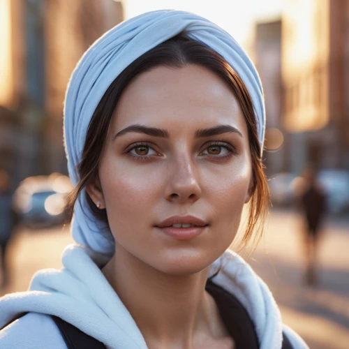 natural cosmetic,headscarf,hijab,woman portrait,beanie,bonnet,hijaber,beret,girl with a pearl earring,heterochromia,muslim woman,women's eyes,woman's face,girl portrait,girl wearing hat,retro woman,arab,sprint woman,woman face,islamic girl,Photography,General,Realistic