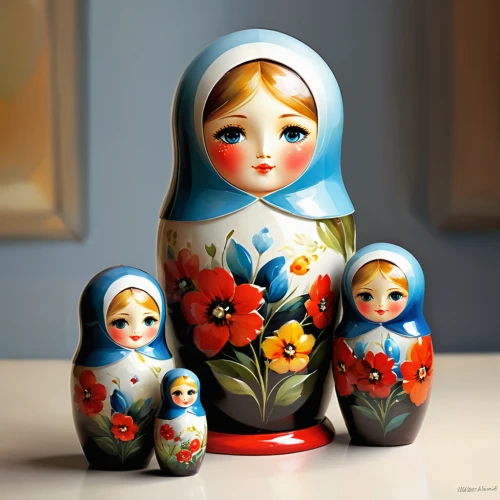 matryoshka doll,russian dolls,matryoshka,russian doll,nesting dolls,nesting doll,babushka doll,matrioshka,porcelain dolls,wooden doll,kokeshi doll,painter doll,doll figures,female doll,doll figure,handmade doll,figurine,kewpie dolls,figurines,collectible doll,Conceptual Art,Oil color,Oil Color 03