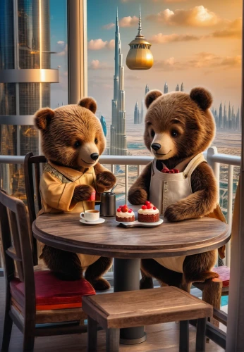 valentine bears,romantic dinner,dinner for two,3d teddy,the bears,romantic night,romantic scene,teddy bears,bears,date night,bear cubs,romantic meeting,teddy-bear,cute bear,grizzlies,teddies,afternoon tea,anthropomorphized animals,bear teddy,cuddly toys,Photography,General,Fantasy