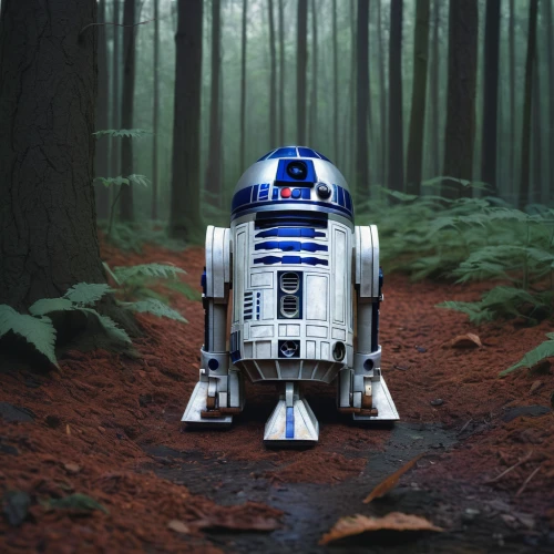 r2d2,r2-d2,bb8-droid,droid,droids,digital compositing,bb8,starwars,bb-8,star wars,in the forest,wreck self,photoshop manipulation,conceptual photography,sci fi,full hd wallpaper,millenium falcon,image manipulation,all terrain vehicle,photo manipulation,Conceptual Art,Daily,Daily 30