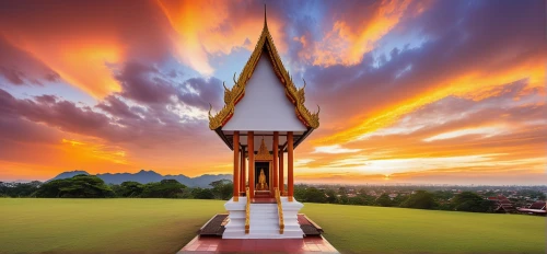 buddhist temple complex thailand,chiang rai,chiang mai,thai temple,phra nakhon si ayutthaya,ayutthaya,dhammakaya pagoda,wat huay pla kung,laos,somtum,thai buddha,theravada buddhism,cambodia,thailand,myanmar,kuthodaw pagoda,vientiane,golden buddha,thai,southeast asia,Photography,General,Realistic