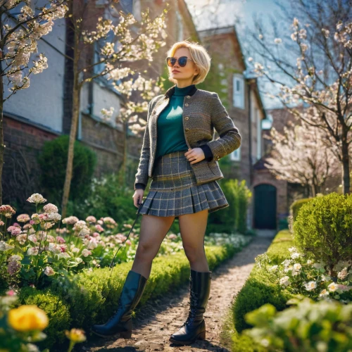 tartan colors,in the spring,spring background,girl in flowers,clover jackets,springtime background,tartan,springtime,spring garden,light plaid,school skirt,april,spring sun,spring,girl in the garden,fashionista,spring greens,green garden,schoolgirl,in the garden,Photography,Documentary Photography,Documentary Photography 16