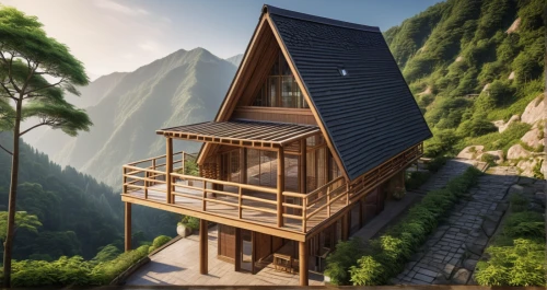 house in mountains,house in the mountains,timber house,tree house hotel,wooden house,the cabin in the mountains,eco-construction,mountain huts,mountain hut,cubic house,tree house,chalet,house roofs,hanging houses,stilt house,roof landscape,log home,eco hotel,luxury property,tigers nest,Photography,General,Realistic