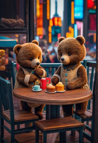 valentine bears,3d teddy,teddy bears,teddy bear waiting,dinner for two,romantic dinner,teddies,cuddly toys,stuffed animals,teddy-bear,monchhichi,cute bear,date night,stuffed toys,romantic night,bear teddy,romantic meeting,bears,soft toys,street cafe,Photography,General,Fantasy