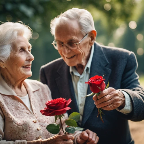 care for the elderly,old couple,elderly people,holding flowers,grandparents,couple goal,floral greeting,anniversary 50 years,70 years,vintage man and woman,couple in love,mother and grandparents,as a couple,dancing couple,beautiful couple,elderly,old country roses,couple - relationship,respect the elderly,retirement home,Photography,General,Cinematic