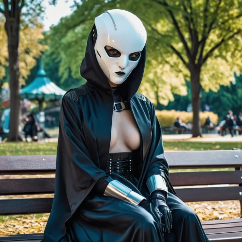 cosplay image,extraterrestrial,extraterrestrial life,cosplayer,anonymous,anonymous mask,cosplay,et,alien warrior,alien,random access memory,anonymous hacker,wearing a mandatory mask,halloween costume,aliens,ufo,saucer,artist's mannequin,human halloween,alien invasion,Photography,General,Realistic