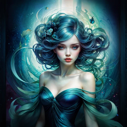 mermaid background,blue enchantress,the zodiac sign pisces,the sea maid,fantasy art,fantasy portrait,mystical portrait of a girl,mermaid vectors,merfolk,believe in mermaids,the enchantress,horoscope libra,fairy queen,mermaid,faery,zodiac sign libra,horoscope pisces,water nymph,aquarius,queen of the night