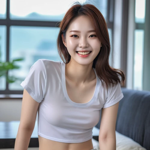 songpyeon,cotton top,miyeok guk,korean,yeonsan hong,seo,phuquy,white shirt,joy,solar,bia hơi,active shirt,tee,su yan,daegeum,girl in t-shirt,mandu,hong,uji,maeuntang,Photography,General,Realistic