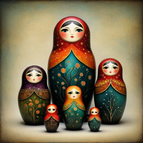 russian dolls,matryoshka doll,nesting dolls,russian doll,matryoshka,nesting doll,matrioshka,ginger family,arrowroot family,christmas dolls,the mother and children,wooden doll,mother and children,porcelain dolls,birch family,soapberry family,poppy family,mother with children,babushka doll,sewing pattern girls,Illustration,Abstract Fantasy,Abstract Fantasy 19