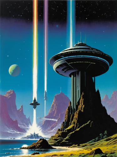 futuristic landscape,alien planet,science fiction,alien world,valerian,scifi,starship,compans-cafarelli,science-fiction,sci fi,space port,sci - fi,sci-fi,space ships,ufos,planet eart,ufo,space voyage,scene cosmic,extraterrestrial life,Conceptual Art,Sci-Fi,Sci-Fi 18