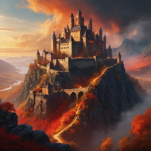 fantasy landscape,fantasy picture,castle of the corvin,knight's castle,fantasy art,castel,heroic fantasy,hogwarts,fairy tale castle,medieval castle,castleguard,3d fantasy,ruined castle,templar castle,gold castle,castle,castle bran,castles,kings landing,dracula castle,Photography,General,Natural