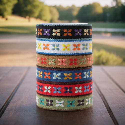 pattern stitched labels,patterned labels,washi tape,reed belt,ribbon awareness,gift ribbons,memorial ribbons,gift ribbon,flower pot holder,flower ribbon,bangles,belts,lace stitched labels,st george ribbon,george ribbon,bracelets,coffee cup sleeve,traditional patterns,curved ribbon,bracelet jewelry,Small Objects,Outdoor,Park