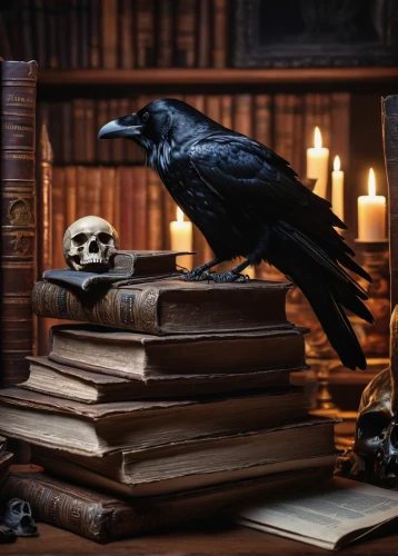 raven sculpture,corvidae,ravens,raven bird,king of the ravens,murder of crows,black crow,3d crow,vanitas,raven,black raven,reading owl,corvus,calling raven,memento mori,skull bones,halloween owls,common raven,bird skull,raven's feather,Photography,General,Fantasy