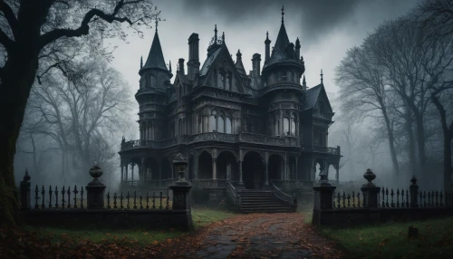 gothic architecture,ghost castle,haunted cathedral,gothic style,witch house,haunted castle,the haunted house,haunted house,witch's house,gothic,dark gothic mood,creepy house,fairy tale castle,fairytale castle,mortuary temple,gothic church,castle of the corvin,gothic portrait,victorian house,victorian,Photography,General,Fantasy