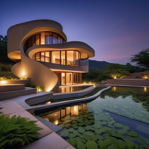 futuristic architecture,modern architecture,asian architecture,modern house,luxury home,beautiful home,luxury property,dunes house,tropical house,jewelry（architecture）,architecture,japanese architecture,floating island,roof landscape,chinese architecture,contemporary,architectural style,holiday villa,house shape,architectural,Photography,General,Realistic