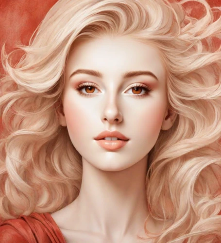 fantasy portrait,blonde woman,aphrodite,peach rose,red dahlia,romantic portrait,blond girl,world digital painting,digital painting,blonde girl,portrait background,dahlia,poppy red,eglantine,rose white and red,mystical portrait of a girl,red magnolia,beauty face skin,fantasy art,jessamine